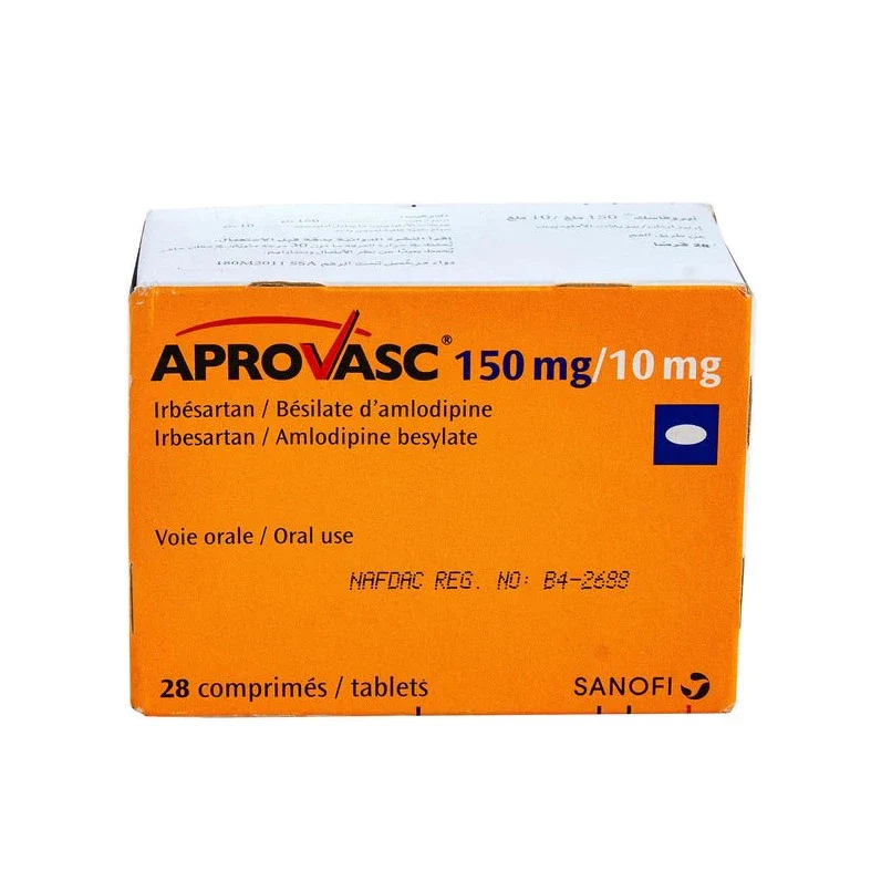 Aprovasc 300mg/10mg (Irbesartan + Amlodipine Besylate) Tablets