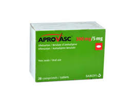 Aprovasc 300mg/5mg (Irbesartan + Amlodipine Besylate) Tablets