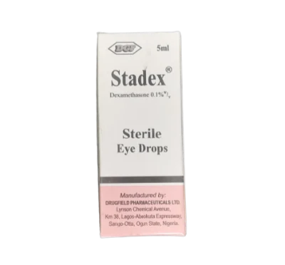 Stadex (Dexamethasone 0.1% w/v) Eye Drops 5ml