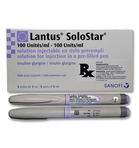 Lantus Solostar 100 IU x 3ml flexpen