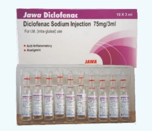 Jawa / generic Diclofenac Injection 75mg/3ml