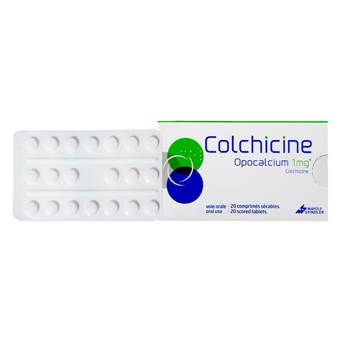 Colchicine (Opocalcium 1mg) Tablets Mayoly Spindler