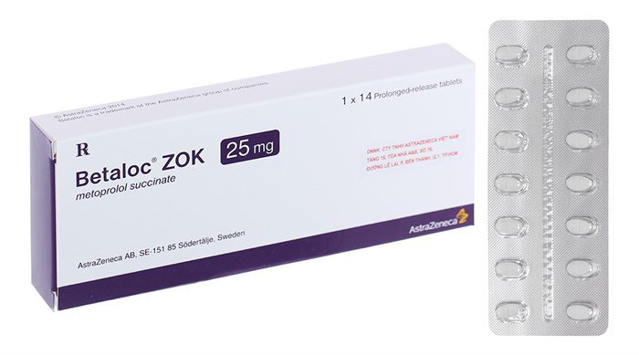 Betaloc ZOK 25mg (Metoprolol Succinate) Tablets