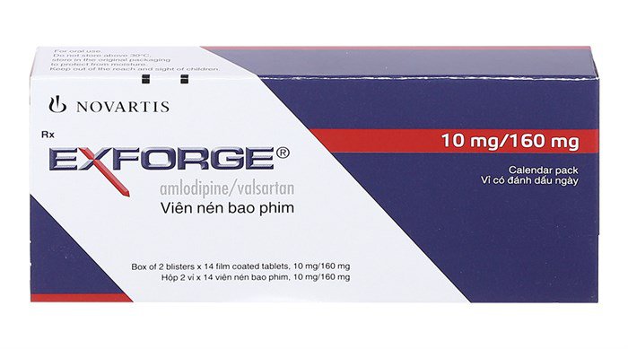 Exforge 10/160mg (amlodipine/valsartan)