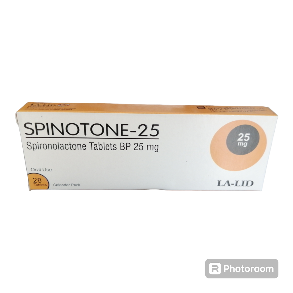 Spinotone-25 (Spironolactone) 25mg Tablets, Chez Resources