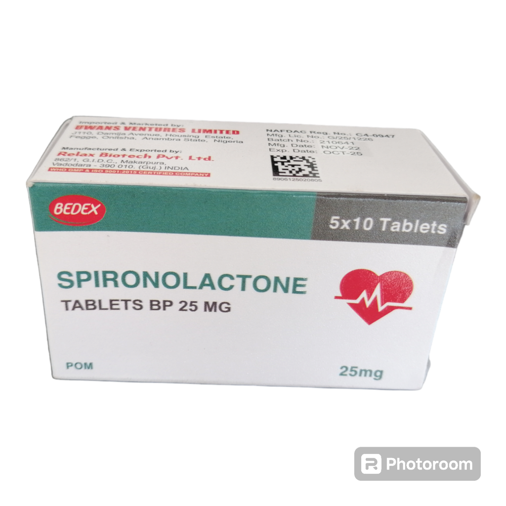 Spironolactone 25mg Bedex tabs