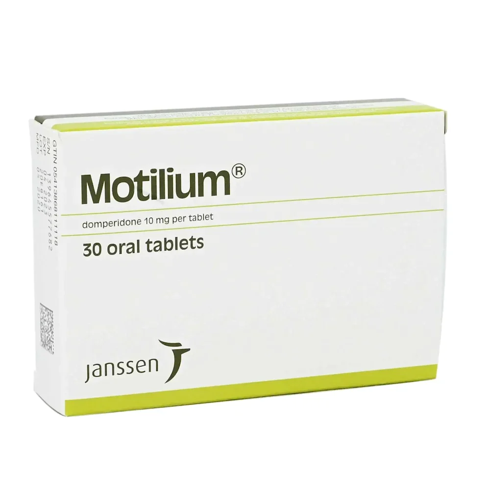 Motilium (Domperidone 10mg) Tablets JANSSEN