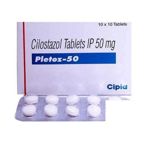 Pletoz (Cilostazol) 50mg Tablets