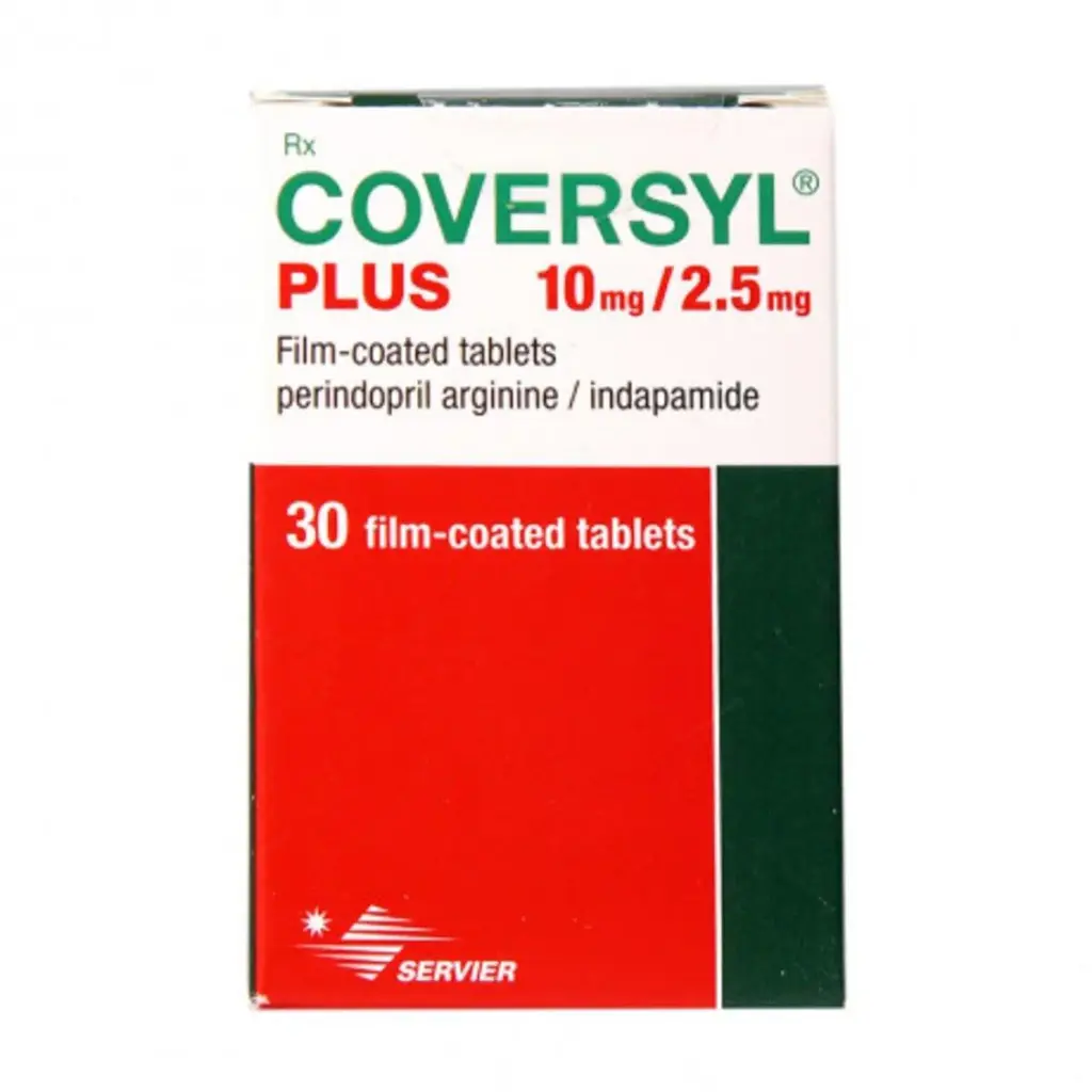 Coversyl plus 10mg/2.5mg (Perindopril Arginine/ Indapamide) Tablets