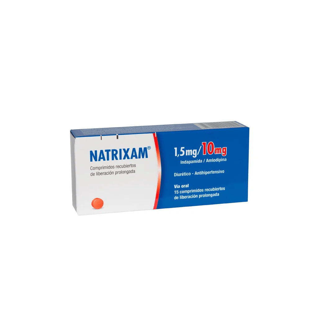 Natrixam 1.5mg/10mg (Indapamide/Amlodipine) Tablets