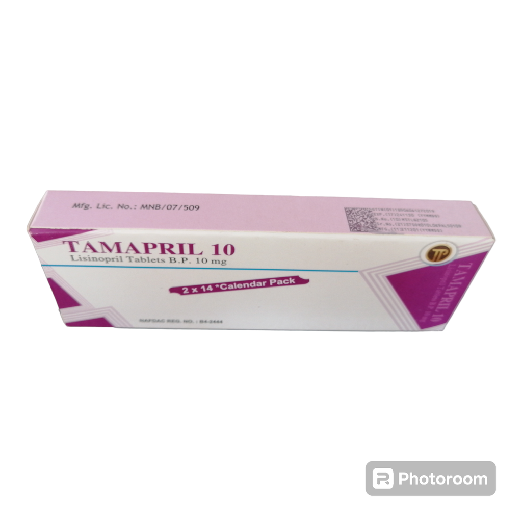 Tamapril 10 (Lisinopril) 