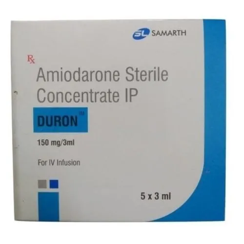 Amiodarone Injection Sterile Concentrate 150mg/3ml Duron Samarth