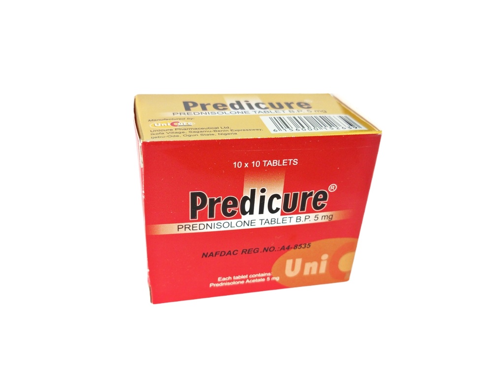 Predicure (Prednisolone) 5mg Tablets