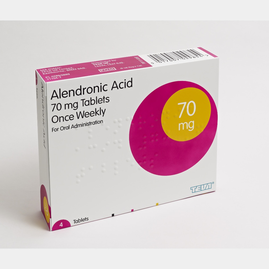 Alendronic Acid 70mg Tabs Teva, Prevego