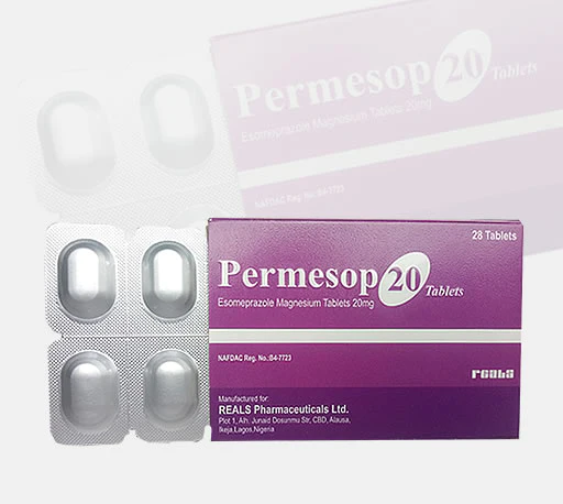 Permesop 20mg (Esomeprazole) 