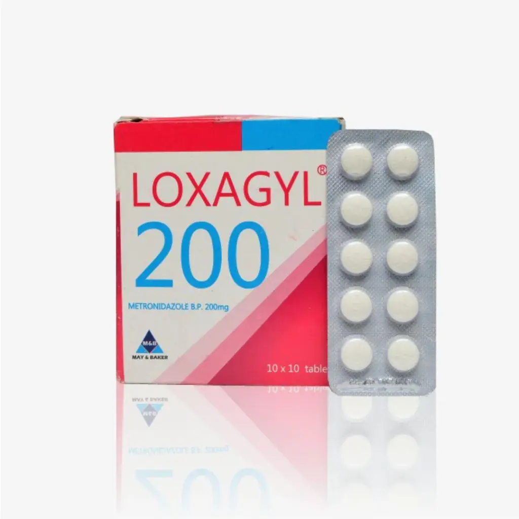 loxagyl (metronidazole) 200mg tabs