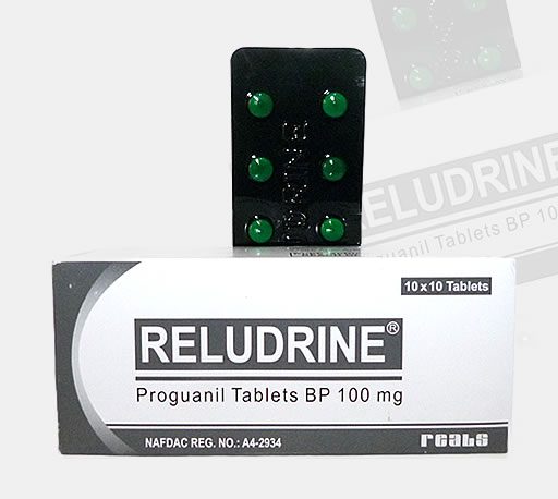 Reludrine tabs (Proguanil) 100mg