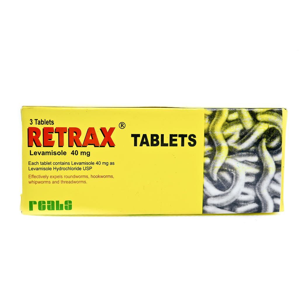 Retrax (Levamisole) 40mg Tabs