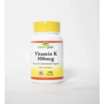 Nature's Field Vitamin K 100Mcg x 100 Capsules