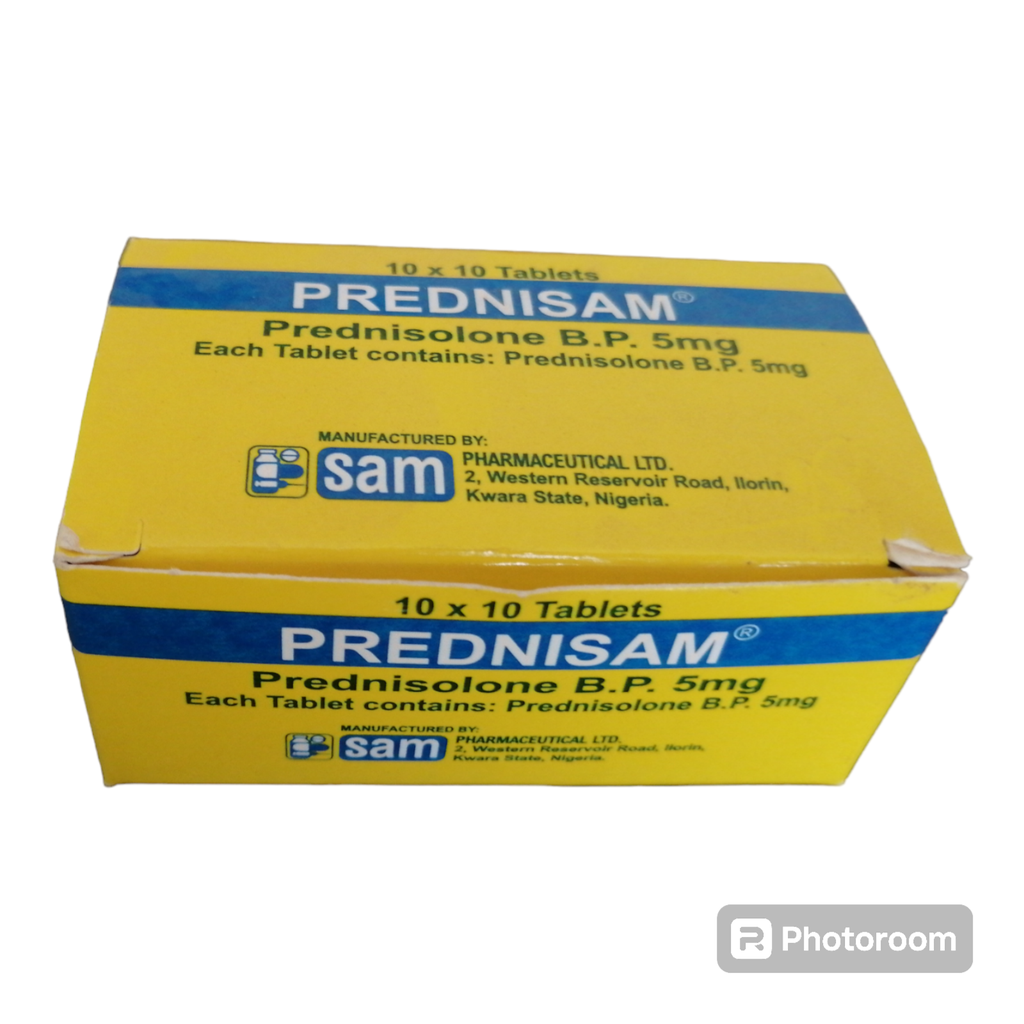 Prednisam (prednisolone) 5mg tabs