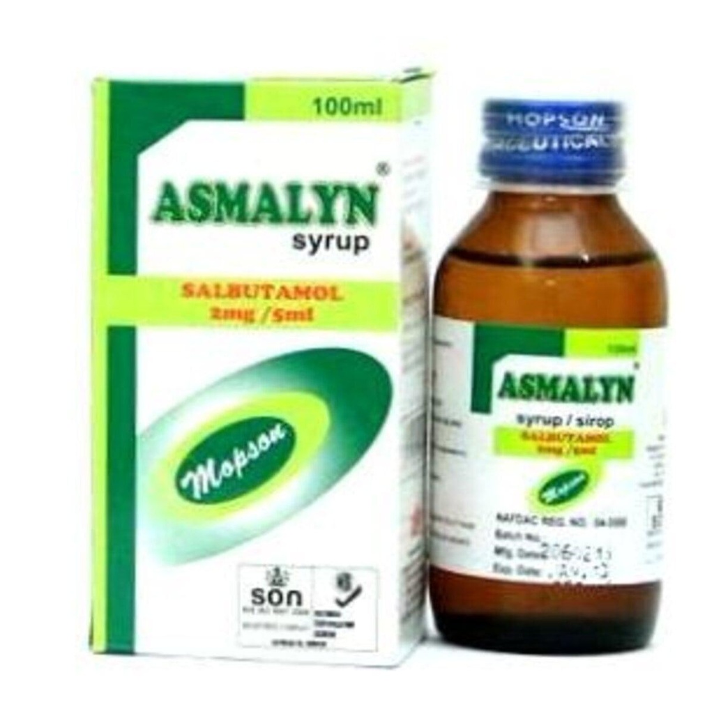 Asmalyn (Salbutamol) Syrup 100ml