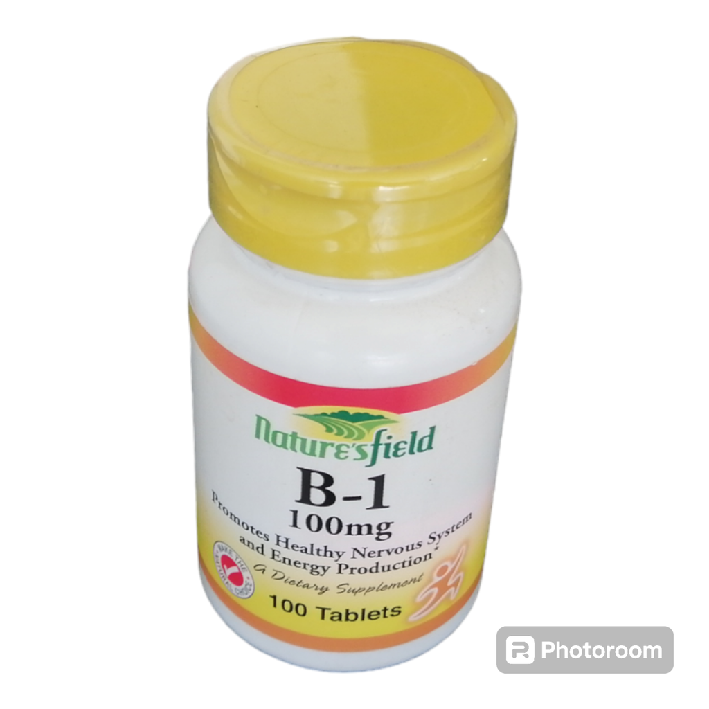 Nature's Field Vitamin B1 100mg x100 Tablets