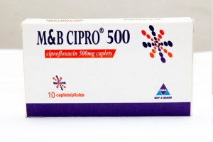 M & B ciprofloxacin 500mg tabs