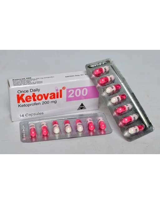 Ketovail (Ketoprofen) Cap 200mg