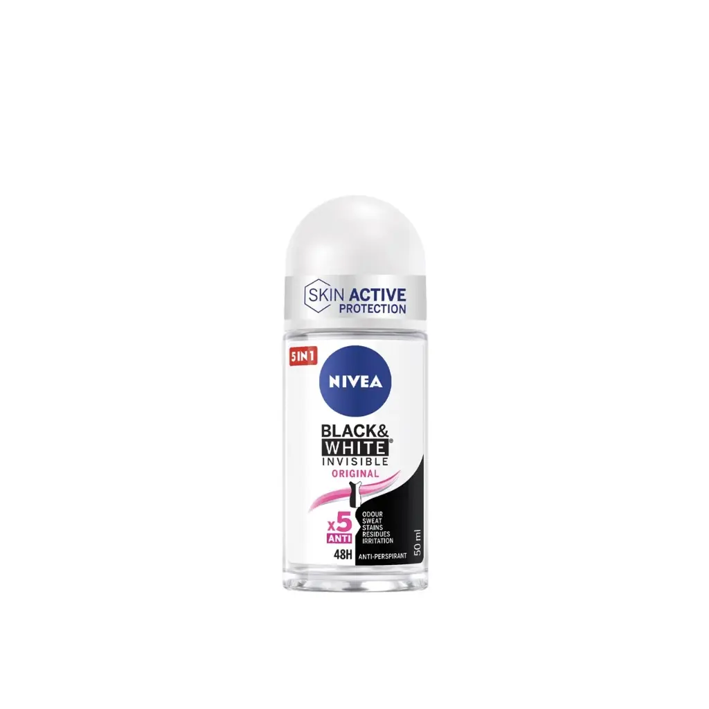 Nivea Black & White Invisible Clear Roll-on