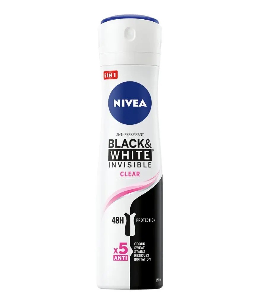 Nivea Black & White Invisible Clear Body Spray