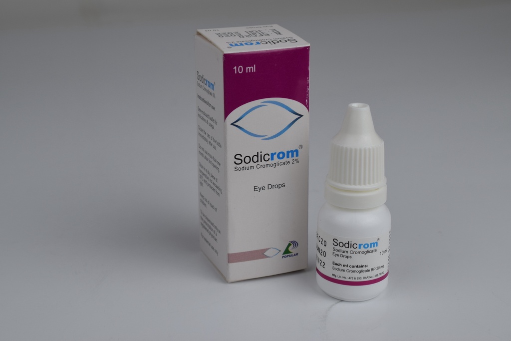 Sodicrom (Sodium cromoglycate) 2% 5ml Eye drop