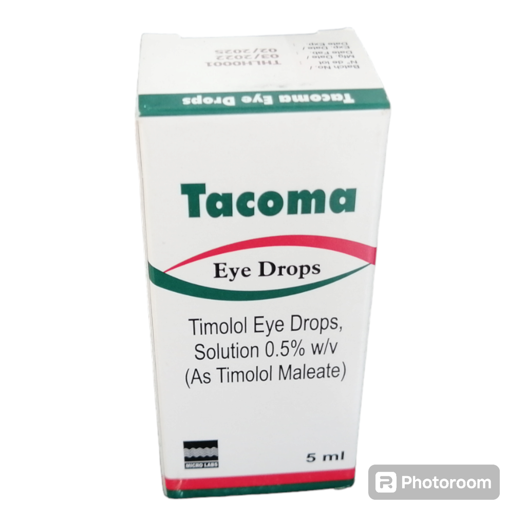 Tacoma (Timolol 0.5% w/v) Eye Drops 5ml