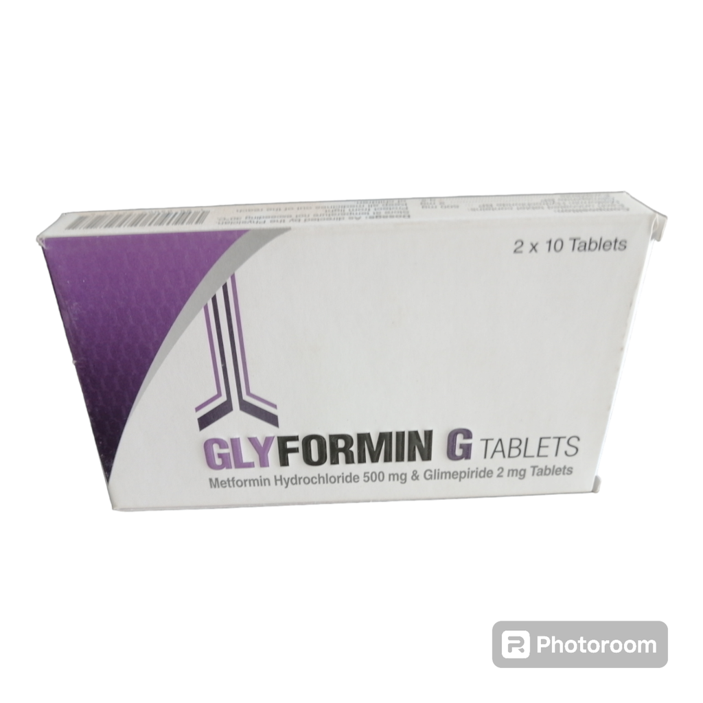 glyformin G (metformin & glimepiride) 500mg/2mg