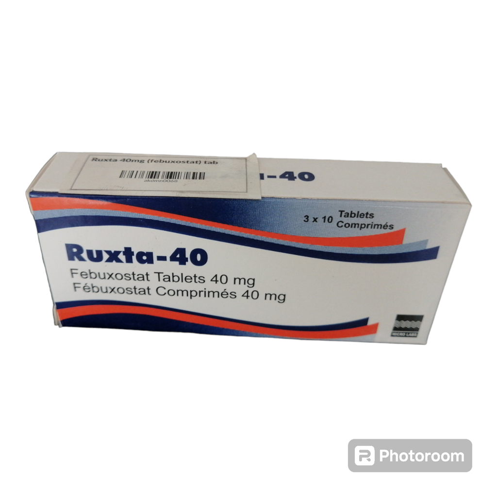 Ruxta 40mg (febuxostat) tab