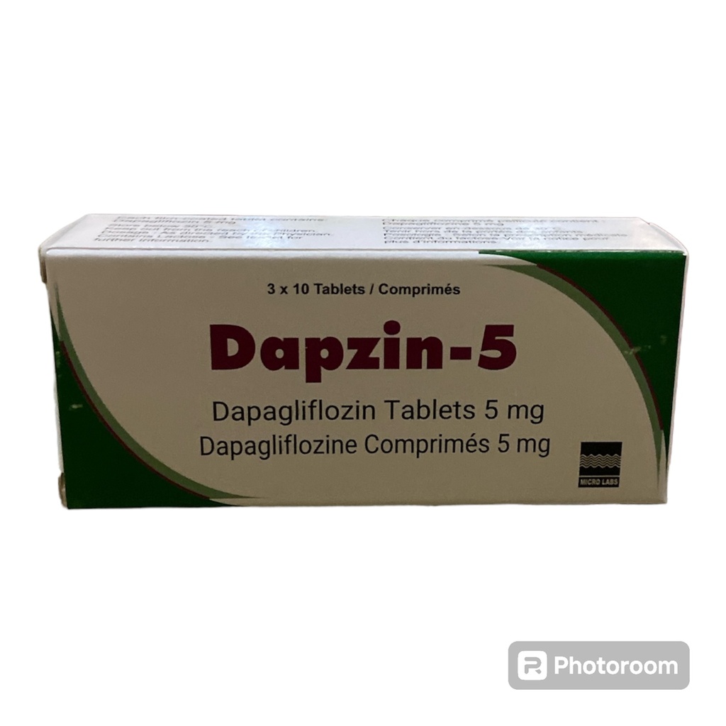 Dapzin-5 (Dapagliflozin 5mg) Tablets