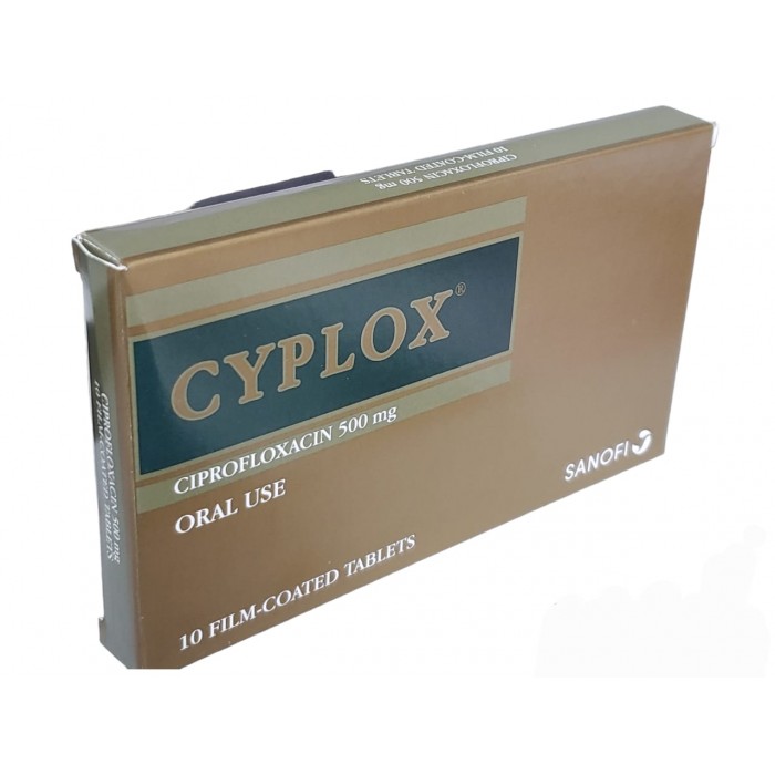 Cyplox (ciprofloxacin) sanofi tabs