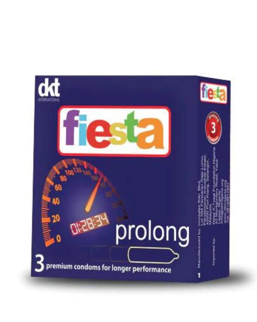 Fiesta Condom Prolong Pack of 3