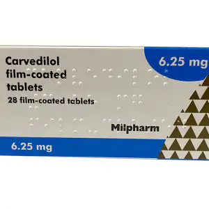 Carvedilol 6.25mg tabs milpharm