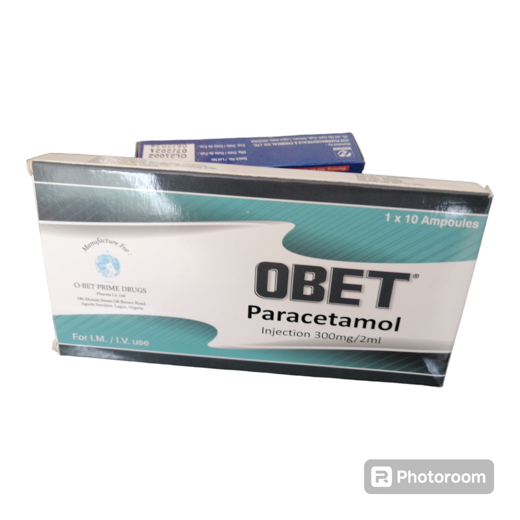 Obet Paracetamol injection 300mg/2ml