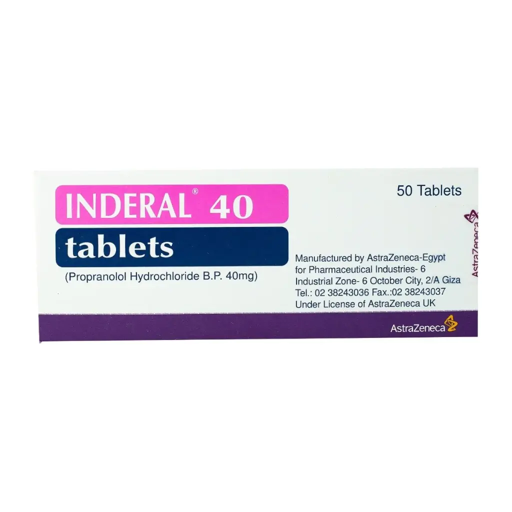 Inderal (propranolol) 40mg tabs