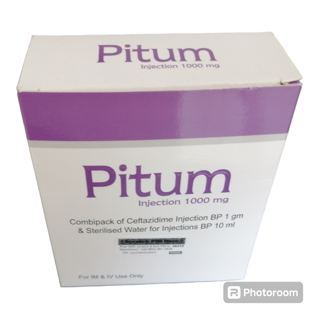 Pitum (ceftazidime 1g) Injection