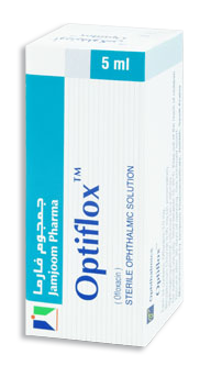 optiflox (ofloxacin) 3% eye drop Jamjoom