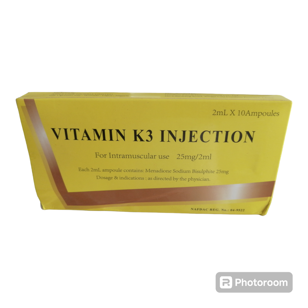 Vitamin K3 (menadione) injection