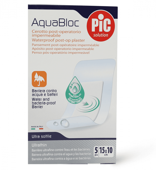 Aquabloc adhesive post-operative plaster 15x10 (waterproof)