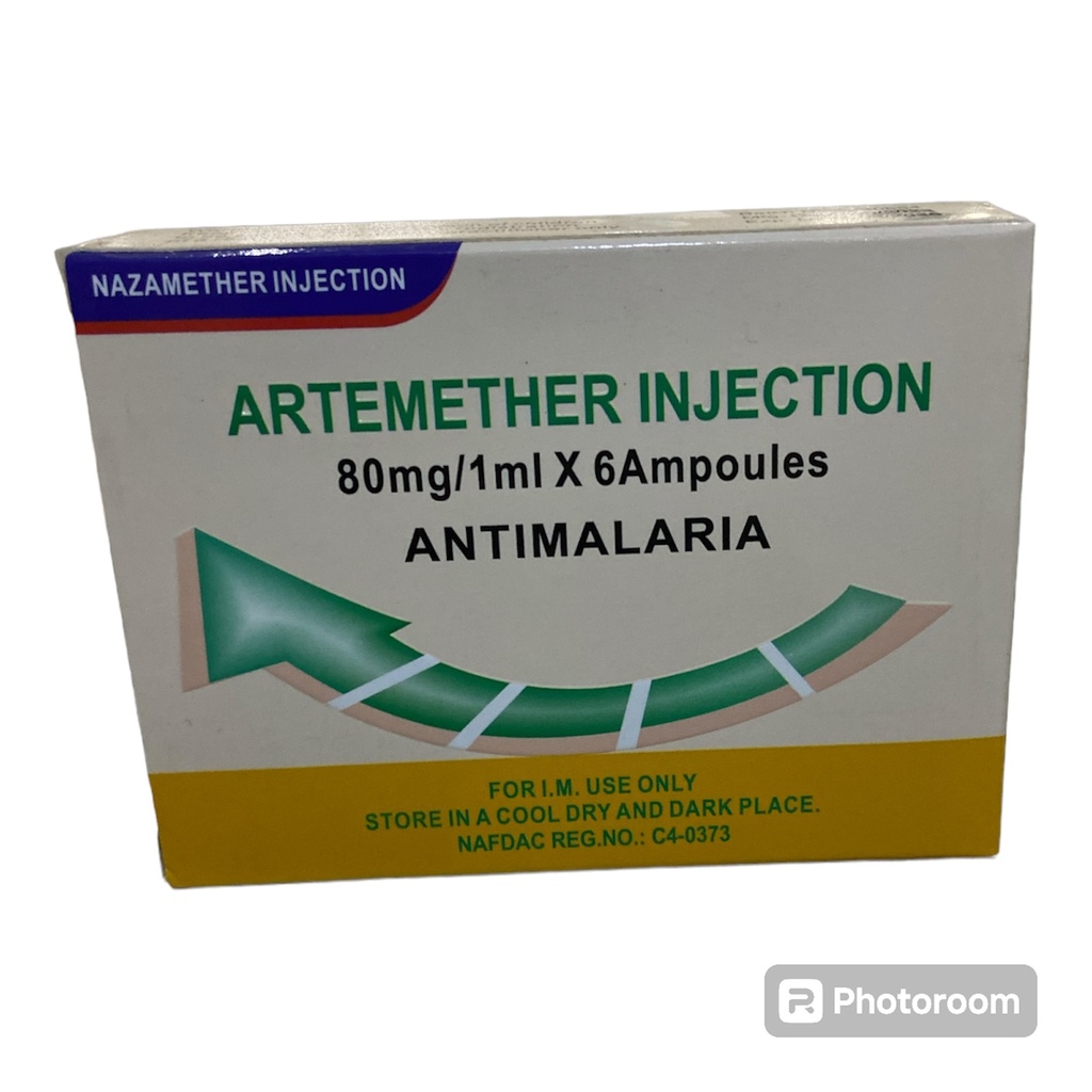 Artemether 80mg/1ml x 6Ampoules Injection