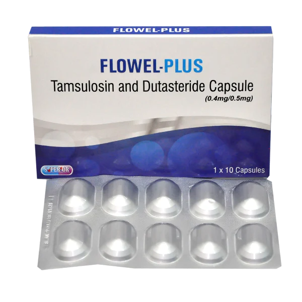 Flowel Plus (Tamsulosin & Dutasteride) caps 0.4/0.5mg