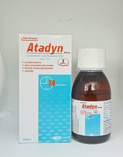 Atadyn (loratadine) 5mg/5ml Syrup