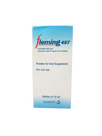 Fleming 457mg (amoxicillin/clavulanic acid) syrup 70ml