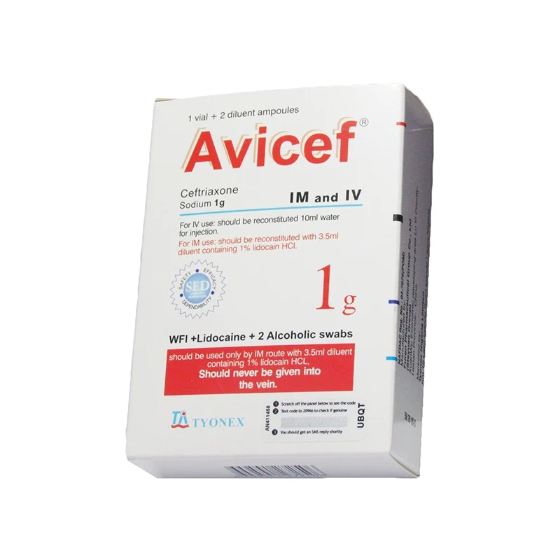 Avicef (ceftriaxone) 1g Injection