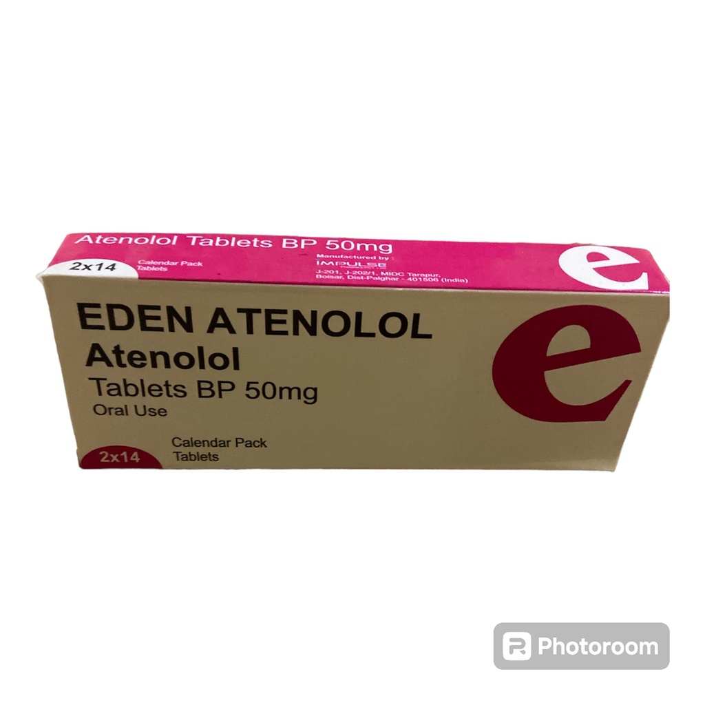 Eden, Chez Atenolol 50mg